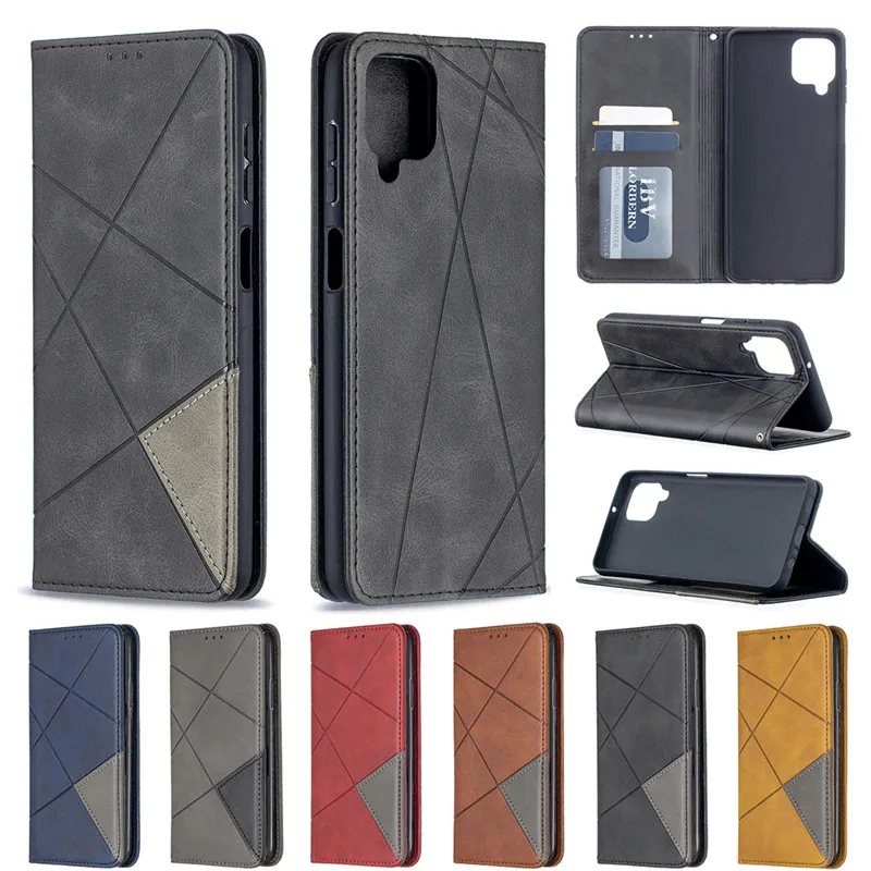 M12 Case For Samsung Galaxy M12 Cover Magnet Flip Leather Coque For Samsung M12 Case M 12 M127 SM-M127F Wallet Funda Etui Capa