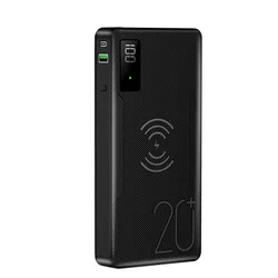 Portable Wireless Charger 20000mAh Power Bank for iPhone 14 13 12 Samsung S22 Xiaomi Mi Wireless Powerbank with AC Adapter Cable