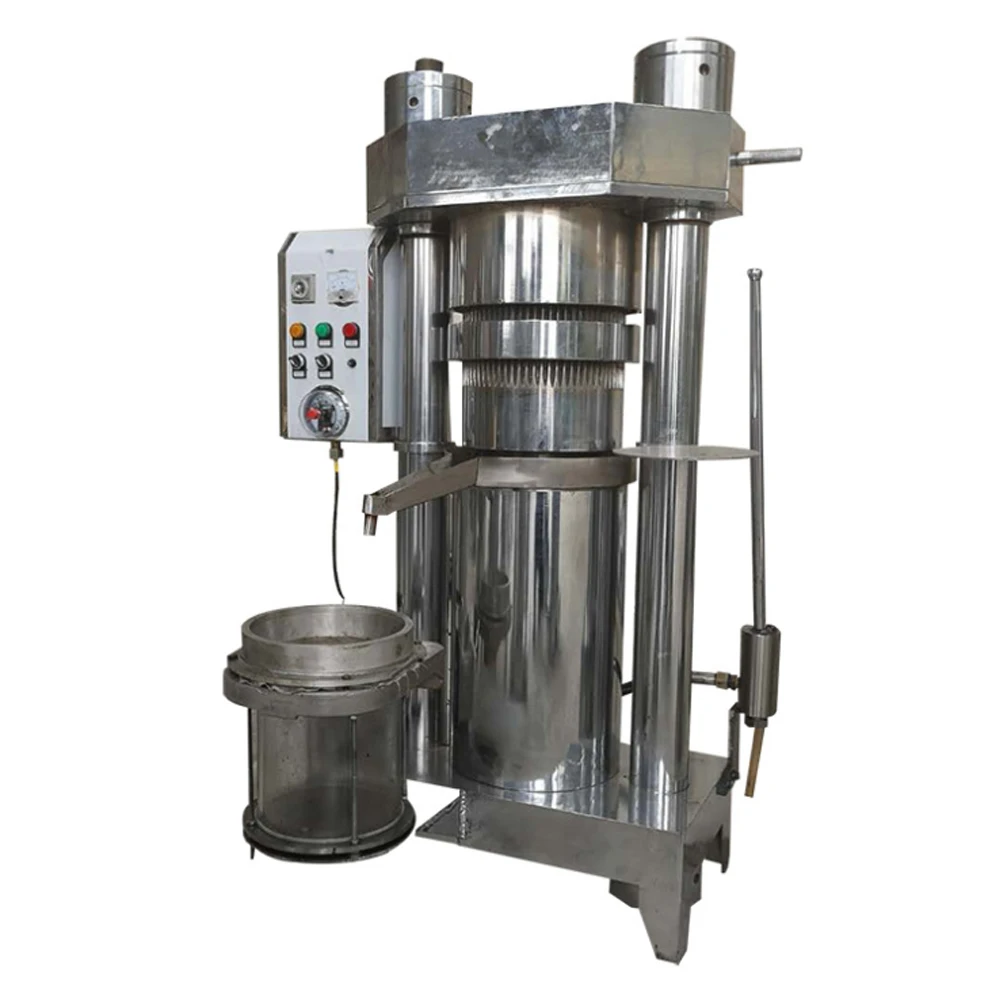 Máquina elétrica de prensa de óleo hidráulico de gergelim