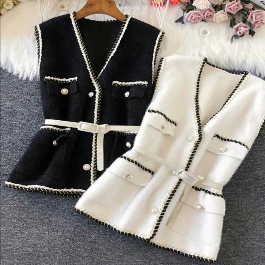 

Fur vest women new product winter v-neck temperament single breasted casual outwear