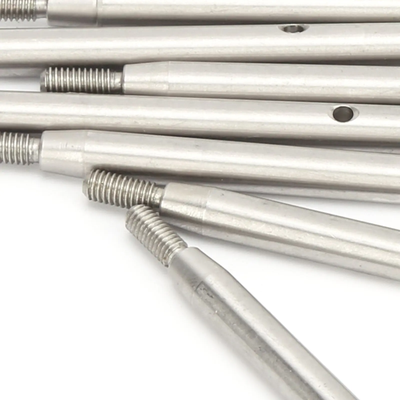 Rvs Steering Link Trekstang Set Vervangende Onderdelen Voor 1/10 Axiale RBX10 Ryft Rc Auto Diy