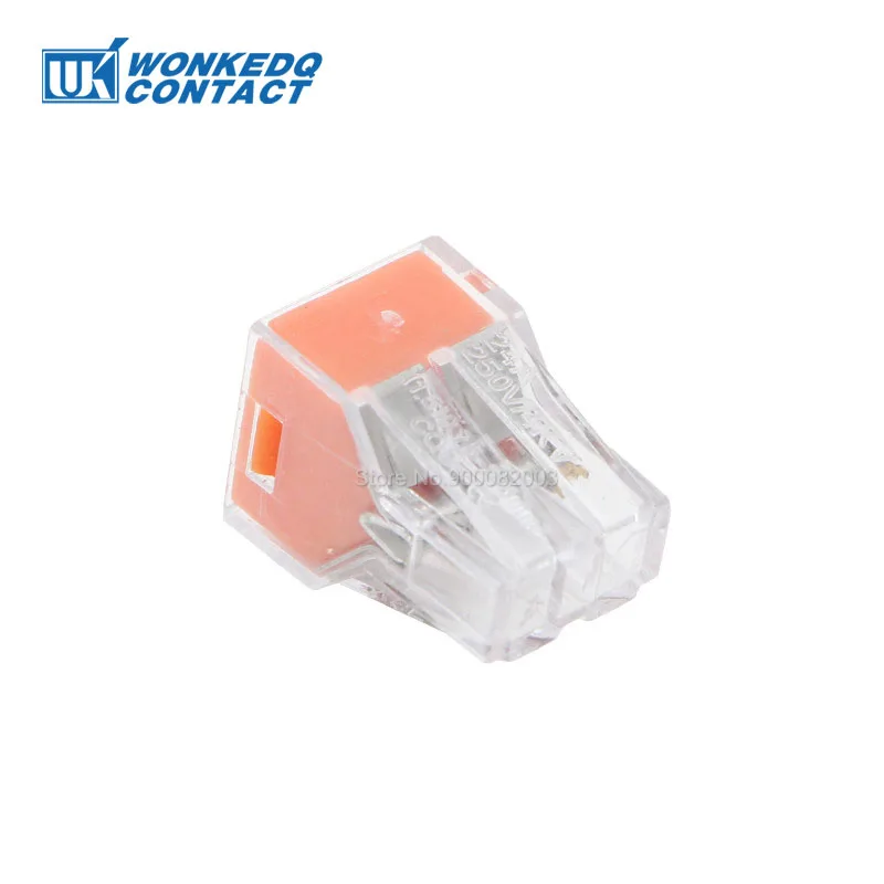 100Pcs 773-104 Quick Electrical Connectors 4 Pins 773 Type Terminal Block 2.5 mm² Cable Push-in Mini Junction Box Wire Connector