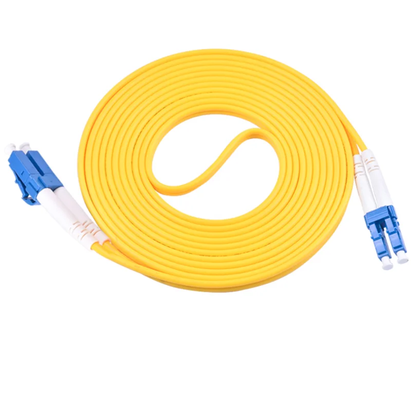 1m 100m high-speed single-core and dual-core LC to LC fiber optic network SM duplex single-mode fiber home industrial patch cord