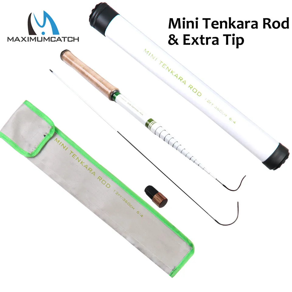 Maximumctach 8-12ft Mini wędka muchowa Tenkara 6:4 7:3 akcja 9/15/16 sek. Teleskopowa wędka muchowa Tenkara