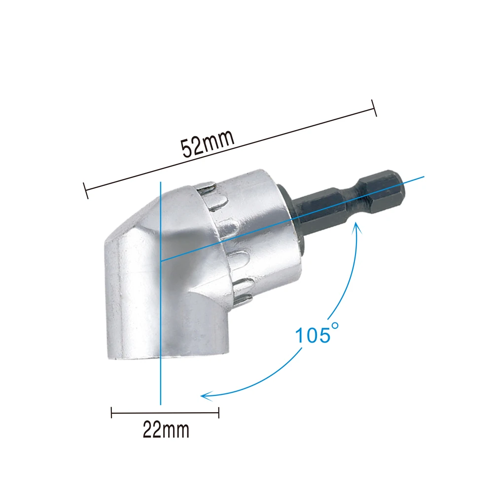 105 Degree Angle Screwdriver Socket Holder Adapter Adjustable Bits Drill Bit Angle Screw Driver Tool Socket Hex Bit