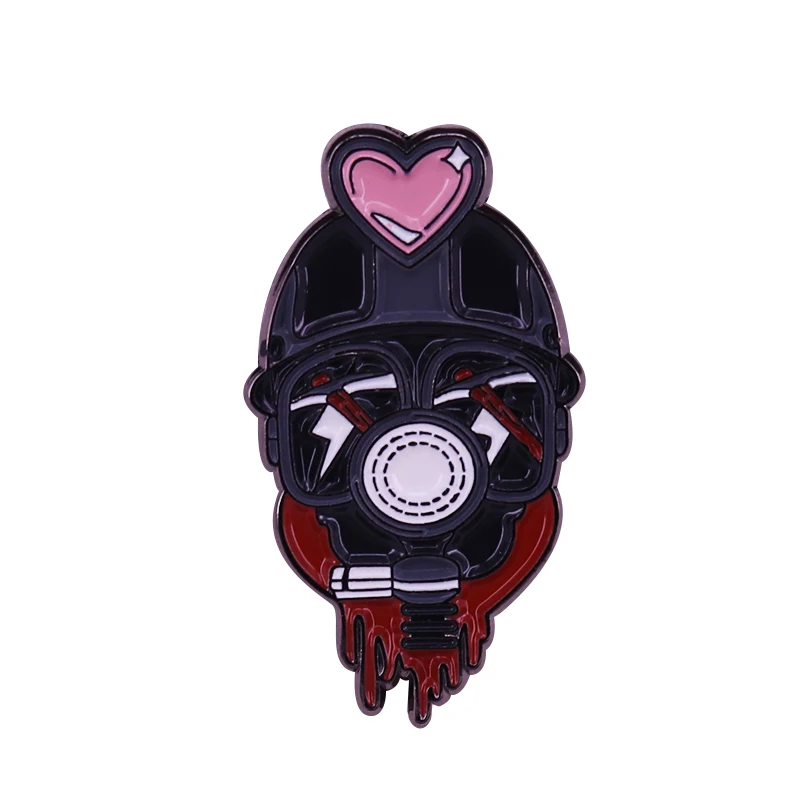 My Bloody Valentine Miner Helmet Brooch Slasher Classic Movie Horror Character Pin The killer has been searching on...