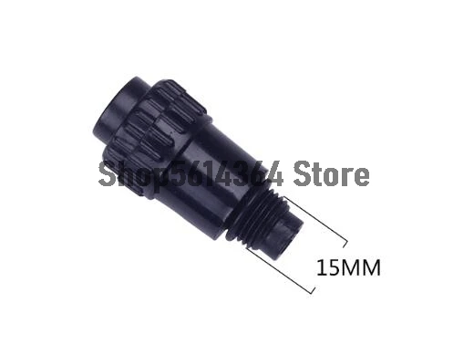 Nonskid Handle 20mm or 15mm Male Thread Diameter Black Plastic Air Compressor Oil Plug