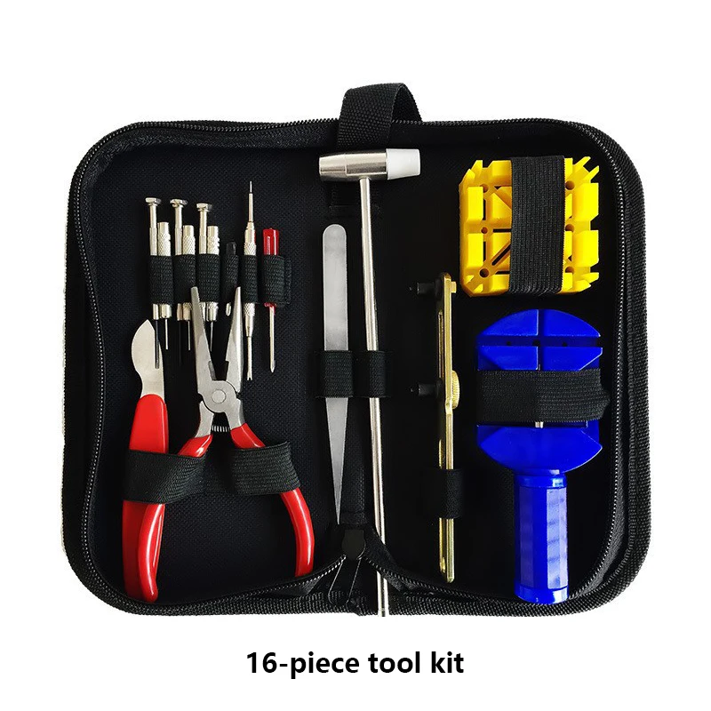 Professional Watch Repair Set Tool for Store Multi-Function Combination Strap Opener Home Fix Kit Hardware Tool with Bag