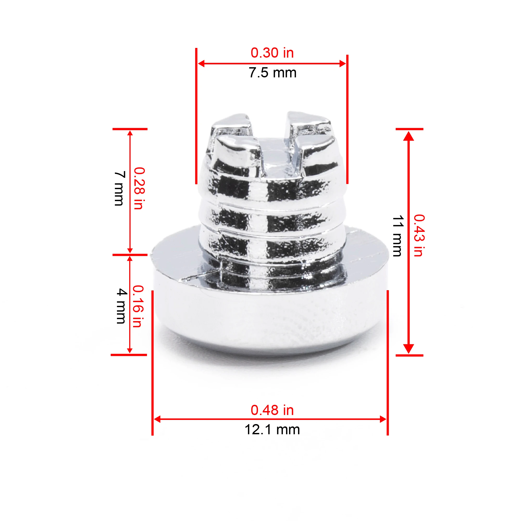 100pcs 12.1mmx7.1mm Universal Wheel Rivets Nuts For Rim Cap Lip Screw Bolt Tires Car Decoration Refits Auto Exterior Accessories