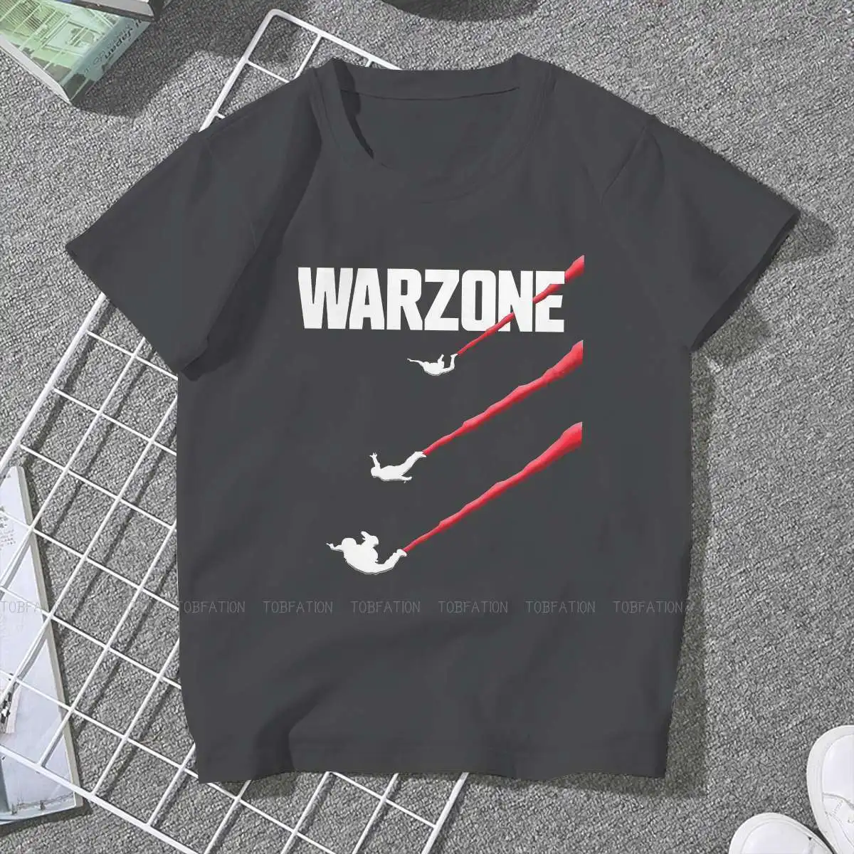 Dropping In Floor Women Clothing COD Black Ops Cold War Graphic Female Tshirts Vintage Loose Tops Tee Kawaii Girls Streetwear