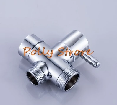 

Смеситель для душа G1/2/3/4 Трехходовой, медный, аксессуары для душа, один в два выхода, переключающий клапан