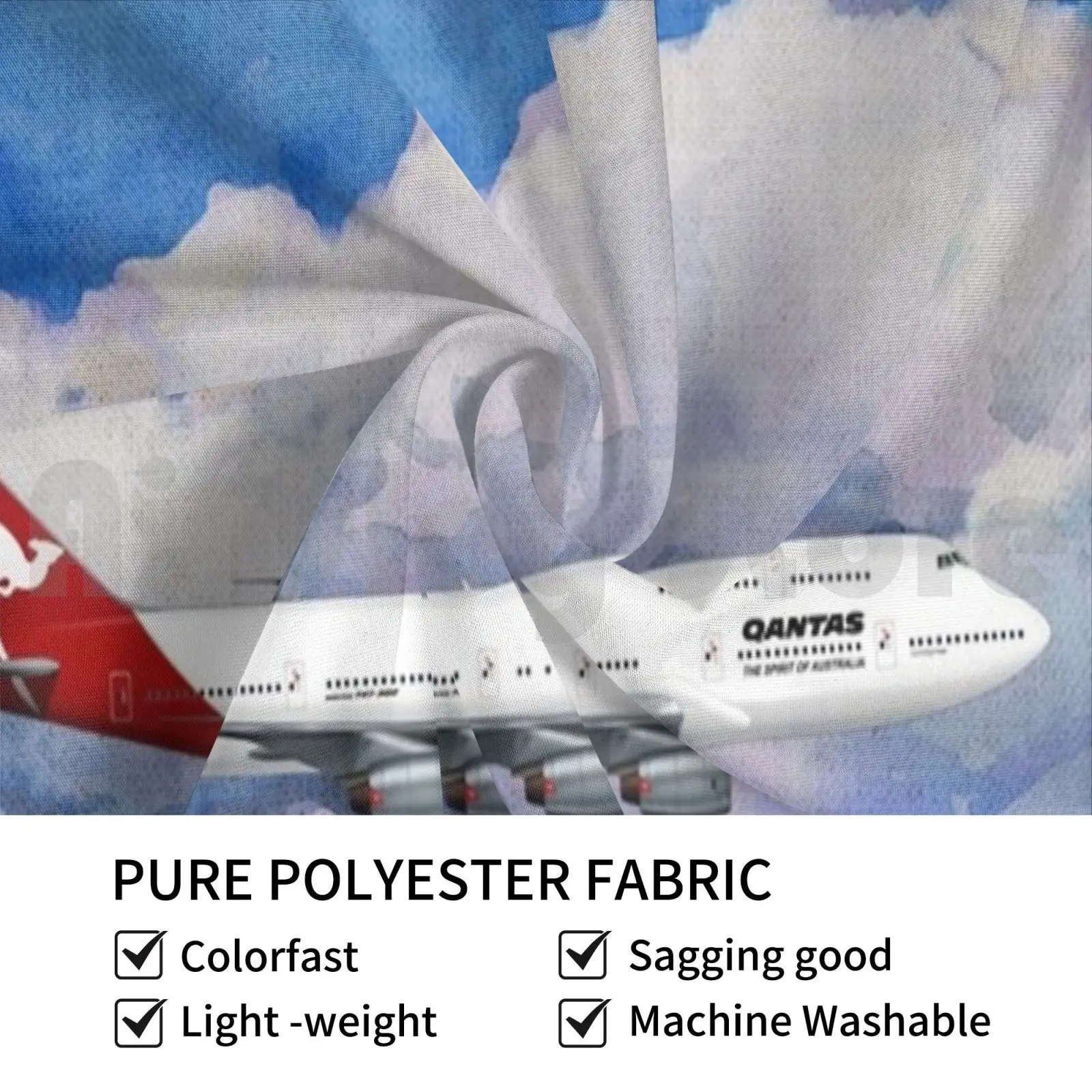 Qantas Jet Tapestry Living Room Bedroom Qantas Quantas Spirit Of Australia Australia Sidney Sky Cangaroo