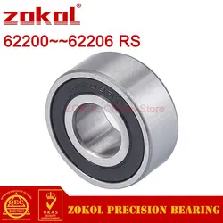 ZOKOL 62200 62201 62202 62203 62204 62205 62206 RS 2RS Thickened Deep Groove Ball Bearing