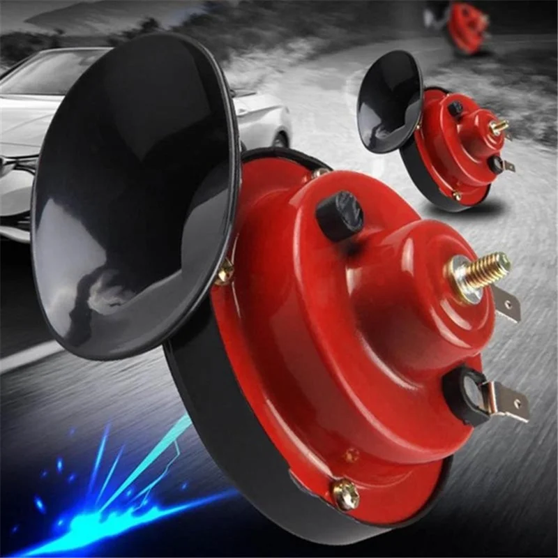 Customizable Car Horn 60B HIGH 12V 510Hz Trumpet Super Loud Air Horn Compressor with Mounting Kits Car Trumpet Loudspeaker