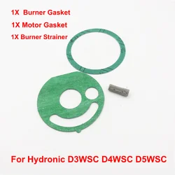 1Pcs Burner Gasket + 1pcs Motor Gasket + 1Pcs Glow Plug Strainer For Eberspacher Hydronic D3WSC D4WSC D5WSC Coolant Heaters