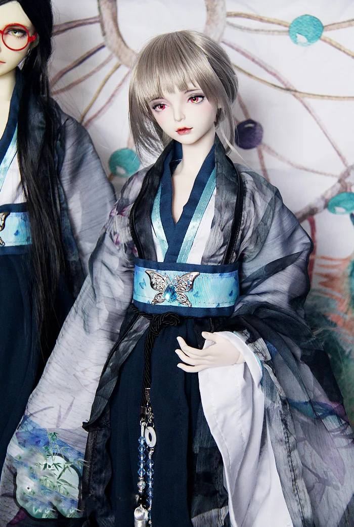 

1/3 аксессуары для одежды BJD, древний китайский костюм, платье феи Hanfu, наряд для BJD/SD SD13, кукла для девочек или мальчиков A0733