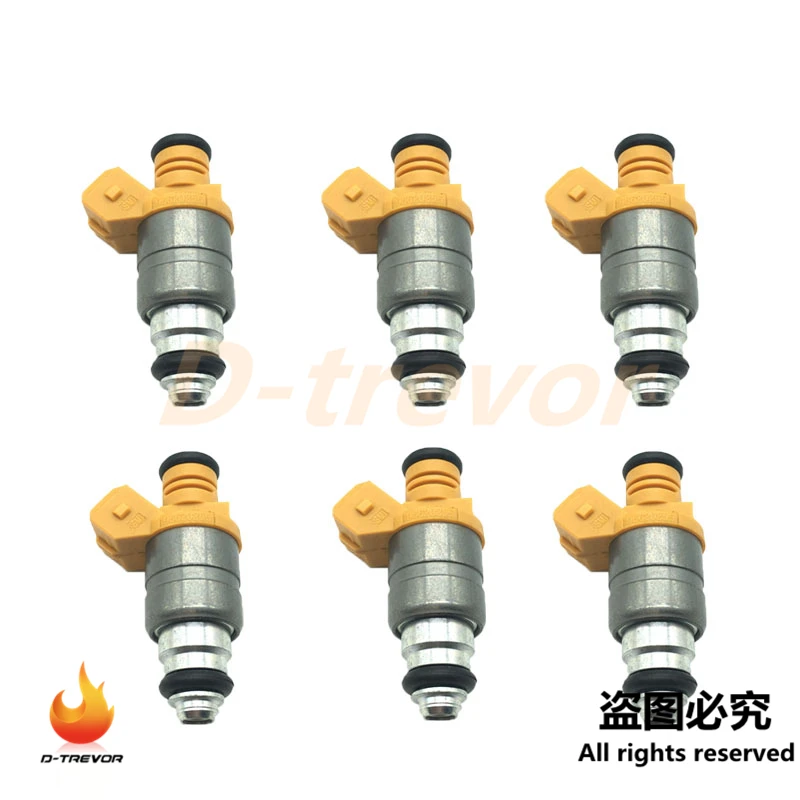 6pcs OEM Fuel Injector Nozzle 96620255 For Chevrolet Daewoo Matiz M200 M250 0.8 1.0 ADG02801