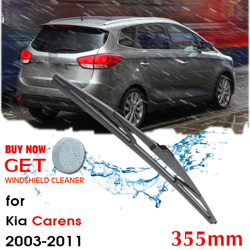 

Car Wiper blade Rear Back Window Windscreen Windshield Wipers For KIA Carens Hatchback 355mm 2003-2013 Auto Accessories