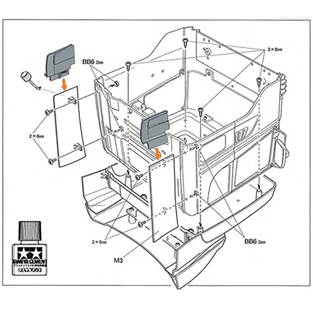 Per Tamiya Spoiler professionale per Tamiya 1/14 Giant Tractor Scania R620 R470 R730 R560 RC accessori per auto