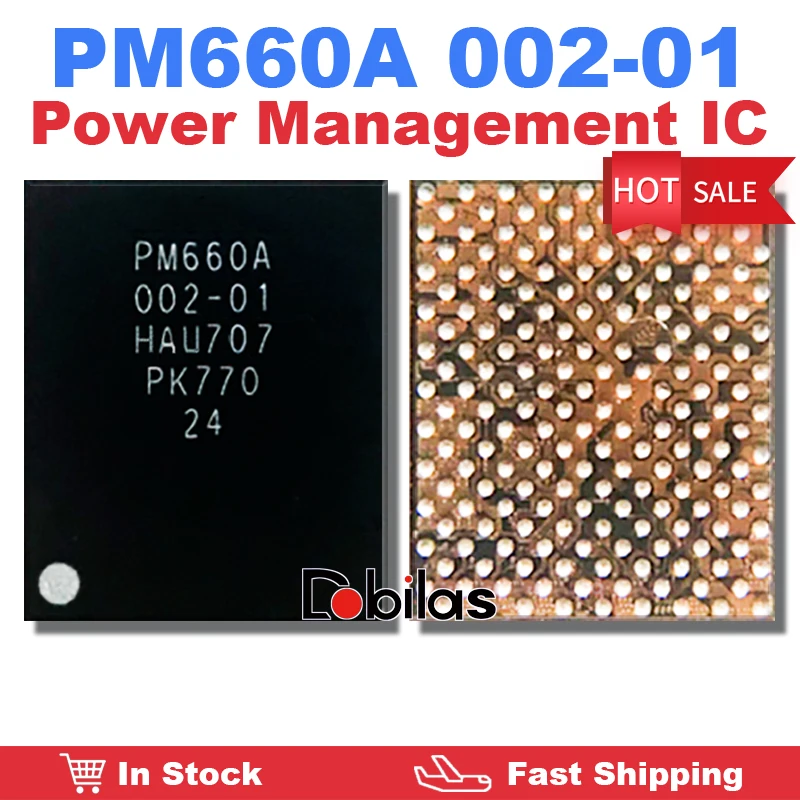 5Pcs/Lot PM660A 002 01 Power IC BGA Power Management Supply Chip Replacement Parts Chipset