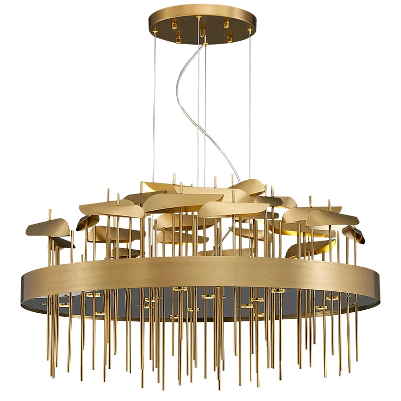 New Modern Led Light Chandelier for Living Room Luxury Gold Hanging Lamps Dining Room Bedroom Decoration Lighting Fixtures