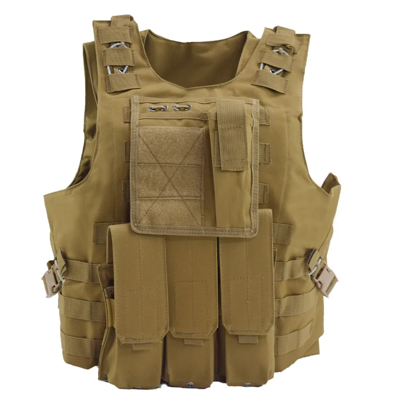 Military Hunting Tactical Vest Gear Plate Carrier Vest Paintball Equipment Outdoor Airsoft Combat Body Armor Molle Assault CS V