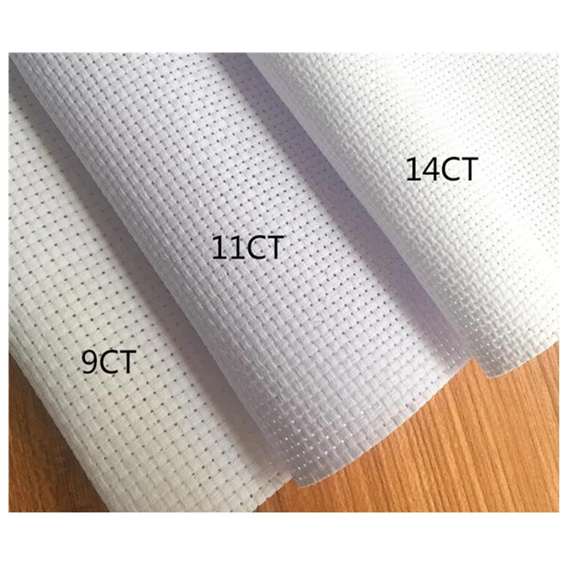 42x50cm 28ct 18ct 16ct 11ct  9ct Aida cloth cross stitch fabric canvas DIY handcraft supplies stitching embroidery craft