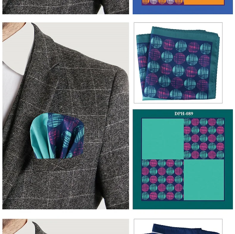 Tailor Smith New Arrival 30x30cm Big Size Handkerchief Men Fashion Chest Towel Paisley Floral Dot Soft Suit Hanky Pocket Squares
