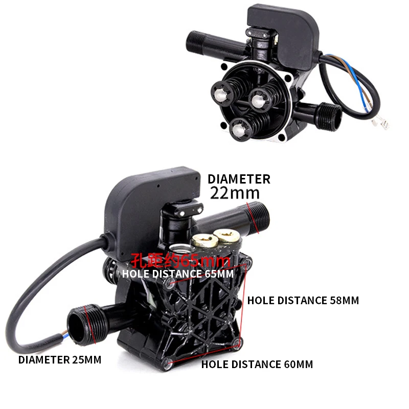 Household portable machine, high pressure washer, car washer, pump head, car washer, plunger assembly accessories, 220V