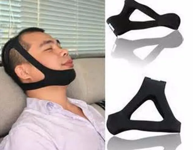 Triangle anti-snore headband stop snoring snore stopper chin strap dislocated jaw snoring resistance band