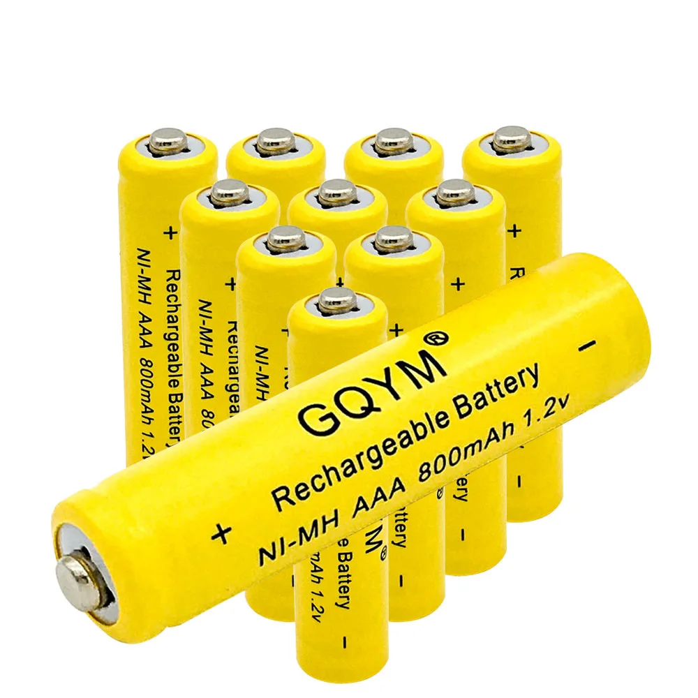 Wholesale AJQQ Bateria Nimh aaa 1.2v 800mah Pilas Recargable battery Aaa for Laser Flashlight Toy,rc Boat