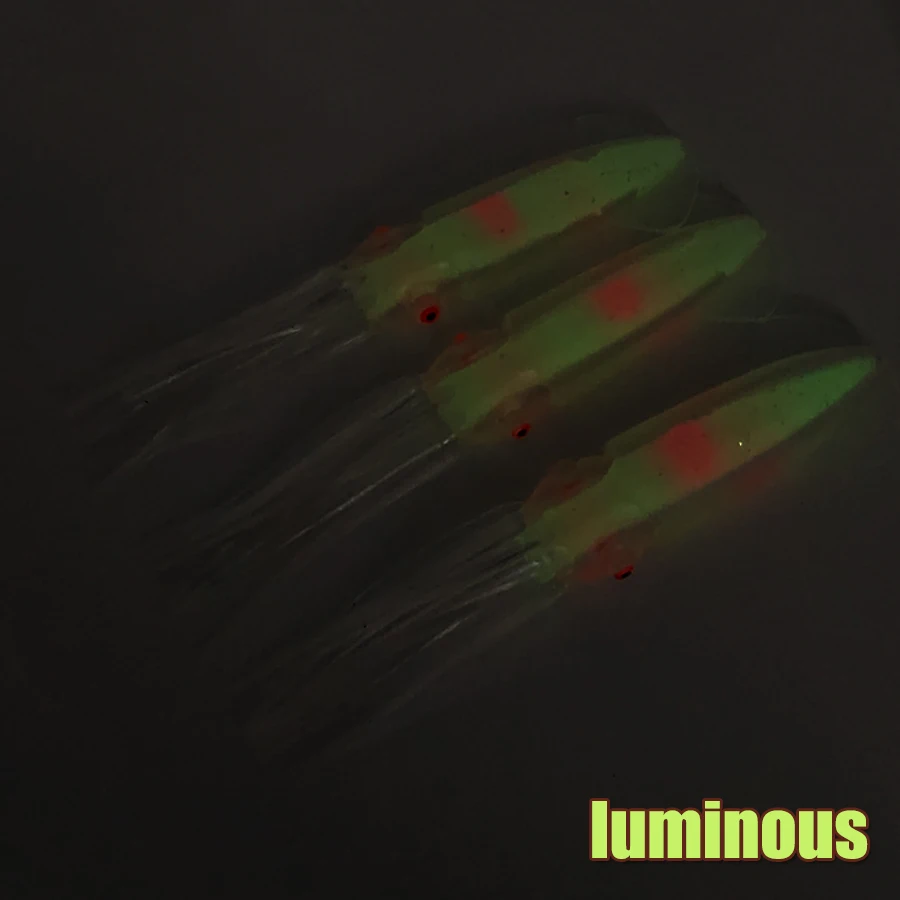 Wobbler Luminoso para Pesca Marina – Señuelo Calamar Pulpo - imagen 3