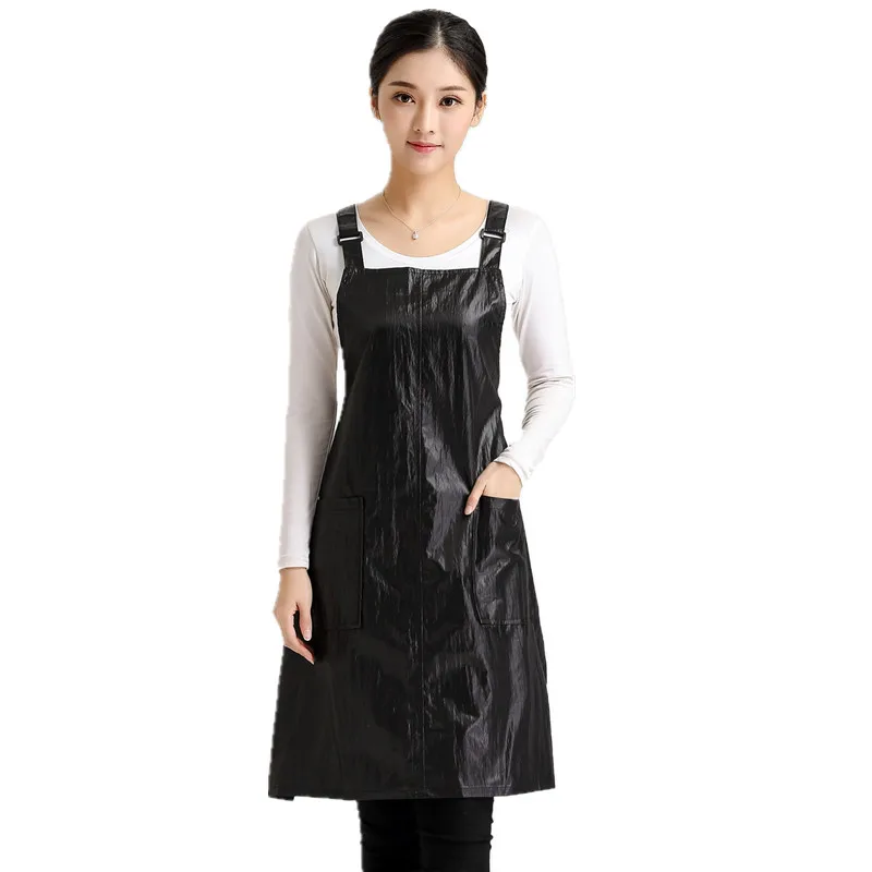 

Salon Professional Hairdressing Apron Simple Waterproof Haircut Styling Hairdresser Work Apron Barber Shop Assistant Smock