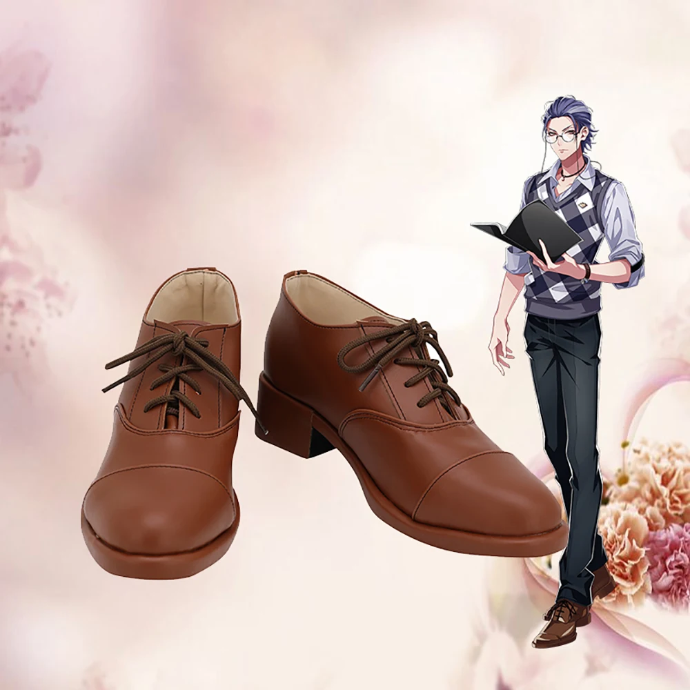 Обувь DRB Rosho Tsutsujimori, обувь для косплея, разделение рэп битва Rosho, коричневая обувь для косплея Обувь DRB Rosho Tsutsujimori, обувь для косплея, разделение рэп битва Rosho, коричневая обувь для косплея