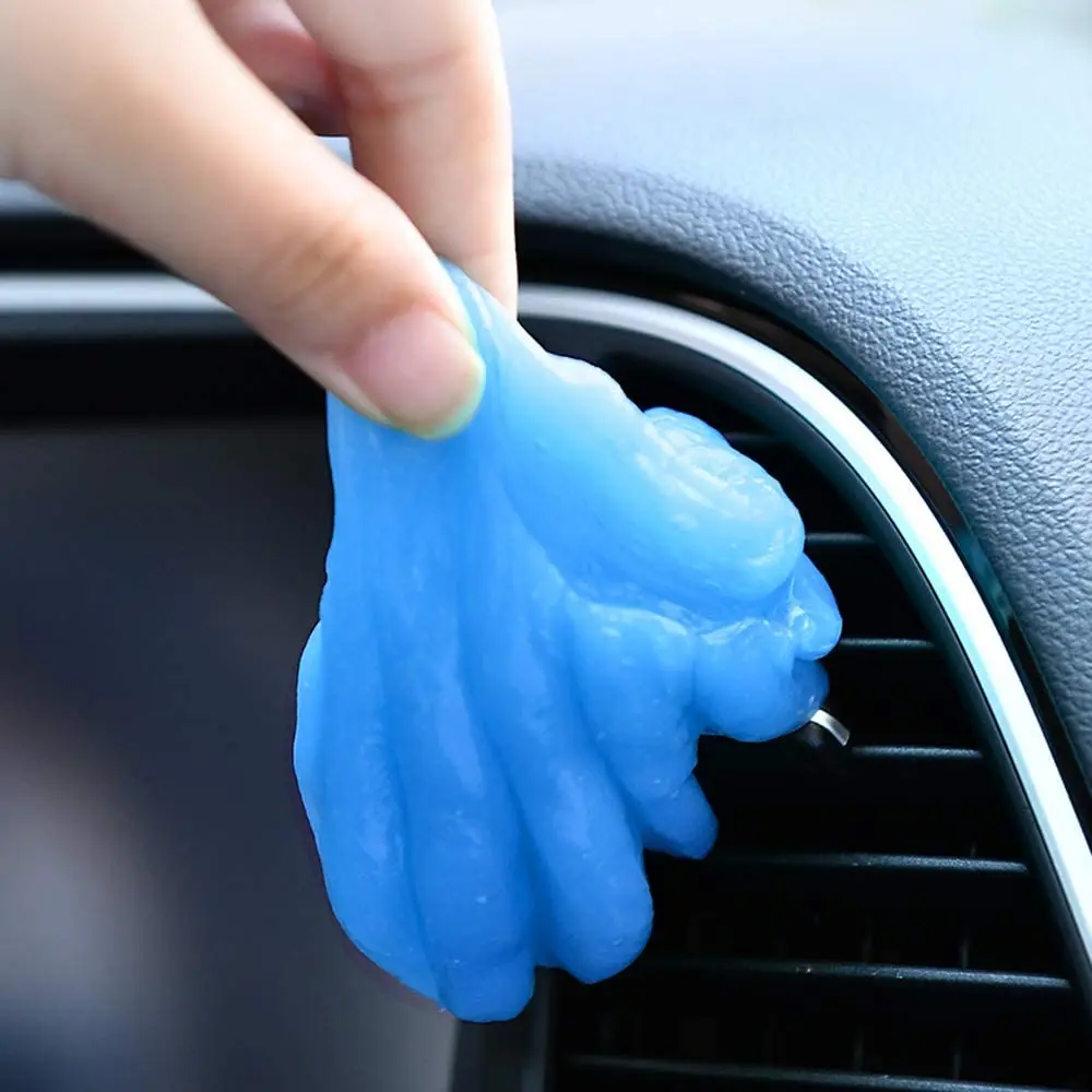 200g Car Air Vent Magic Dust Cleaner Laptop Computer Keyboard Slimy Gel Soft Dust Remover Glue Home Office Cleaning Tool