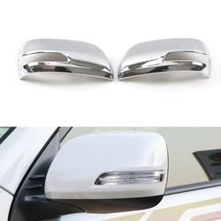 Chrome  Side Rearview Mirror Cap Trim Cover For Toyota Land Cruiser 150 Prado LC150 FJ150 2010- 2014 2018 2019 Decoration