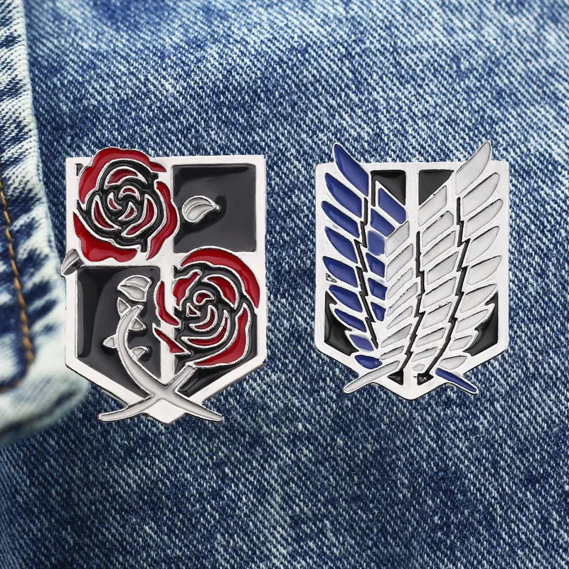 Interesting Wings Of The Freedom Corps Brooch Originality Lapel Badge Denim Jacket Backpack Pin Given Friends And Fans Gifts