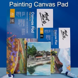 10 Sheet/pack Oil Acrylic Painting Canvas Pad Paper Book 280g painting canvas paper A3/A4/A5