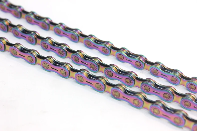 YBN Bicycle Chain Ultralight Black Gold Silver Half All Hollow 10 11 12 Speed Chain MTB Mountain Road Bike Chain for Shimano