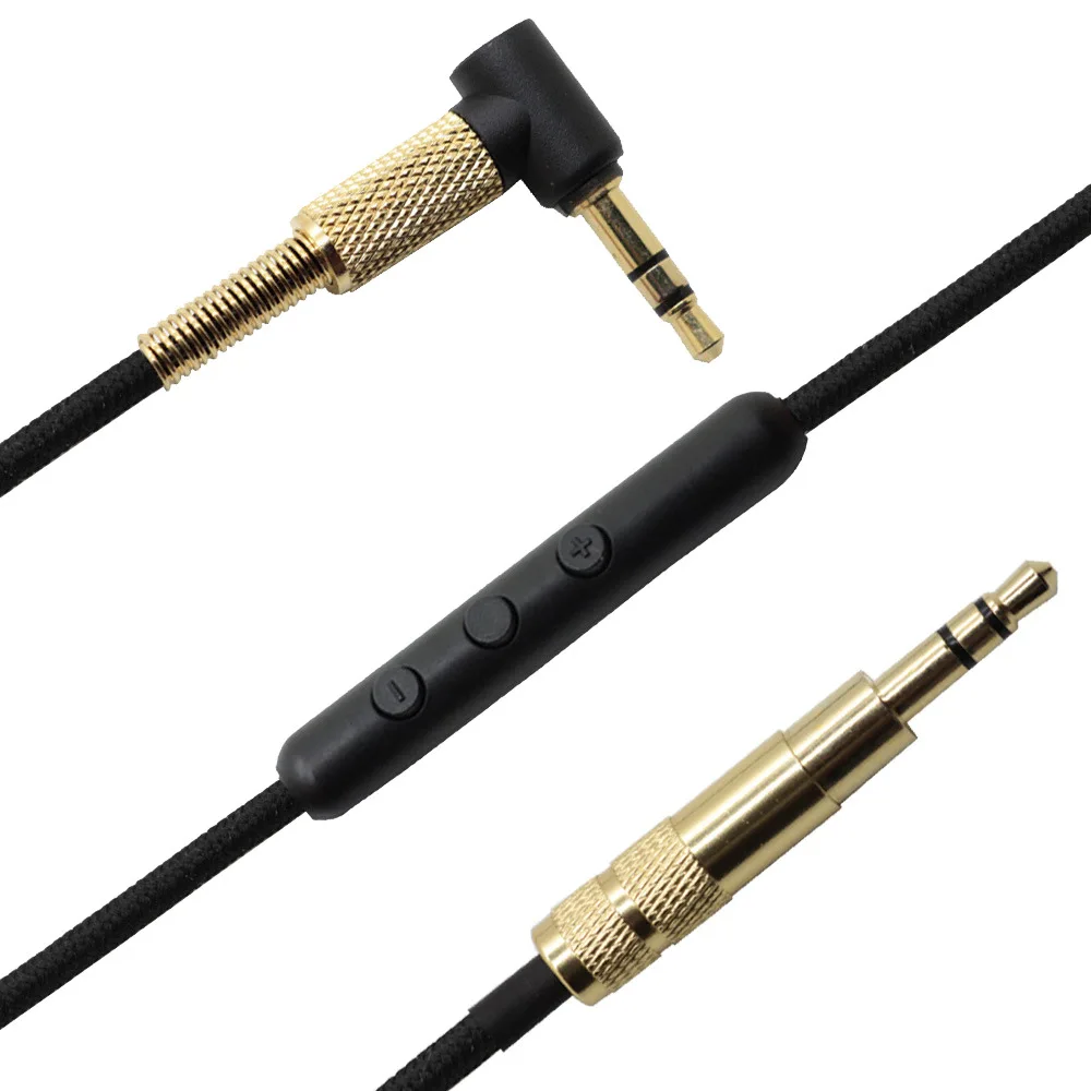 

3.5mm to 3.5mm Audio Cable With Wheat Headphone Cable Head Wearing For Philips SHP9500 SHP9600 SONY Hesh 2 B&O H6 H8 Cable