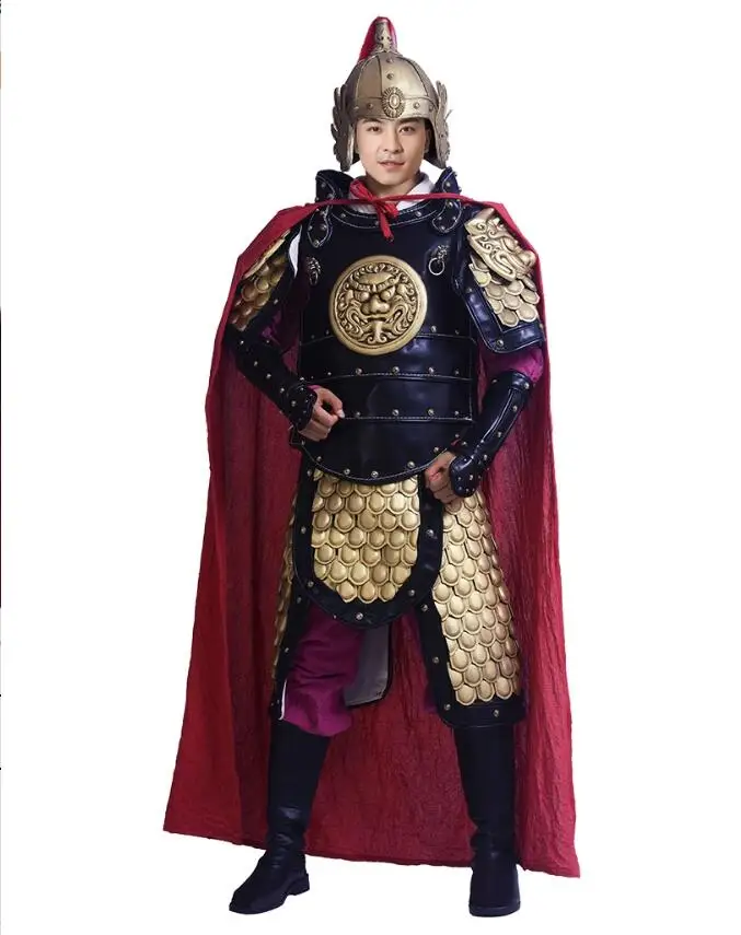 Ancient China Military  wear general armour clothing men film TV Armor drama Outfit performance clothing customization Costume