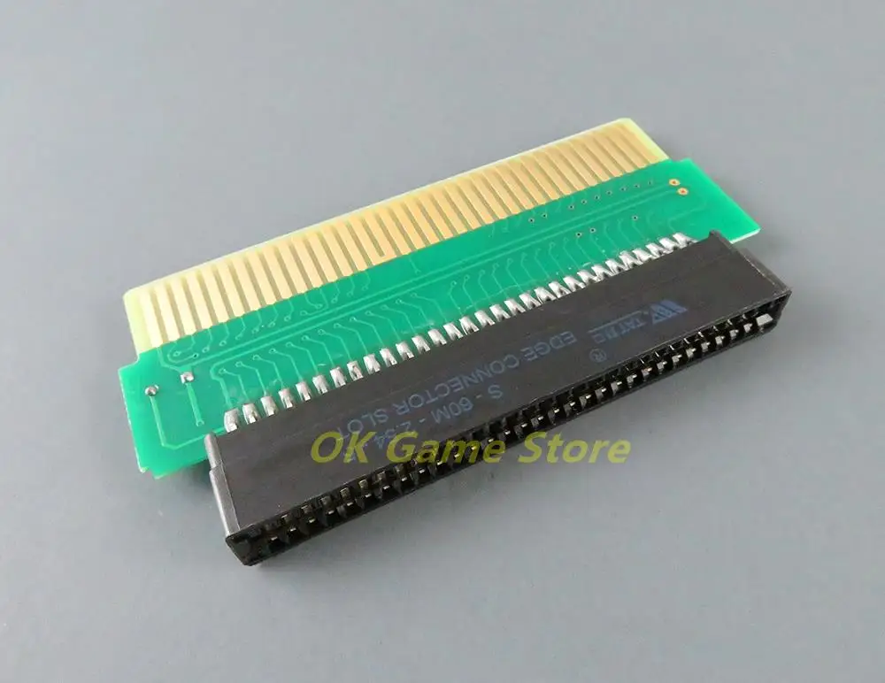 Imagem -05 - Substituição Jogo Cartucho Adaptador para fc 60 Pinos para Nes 72 Pinos Conversor Pcba com Chip Cic Instalado Peças