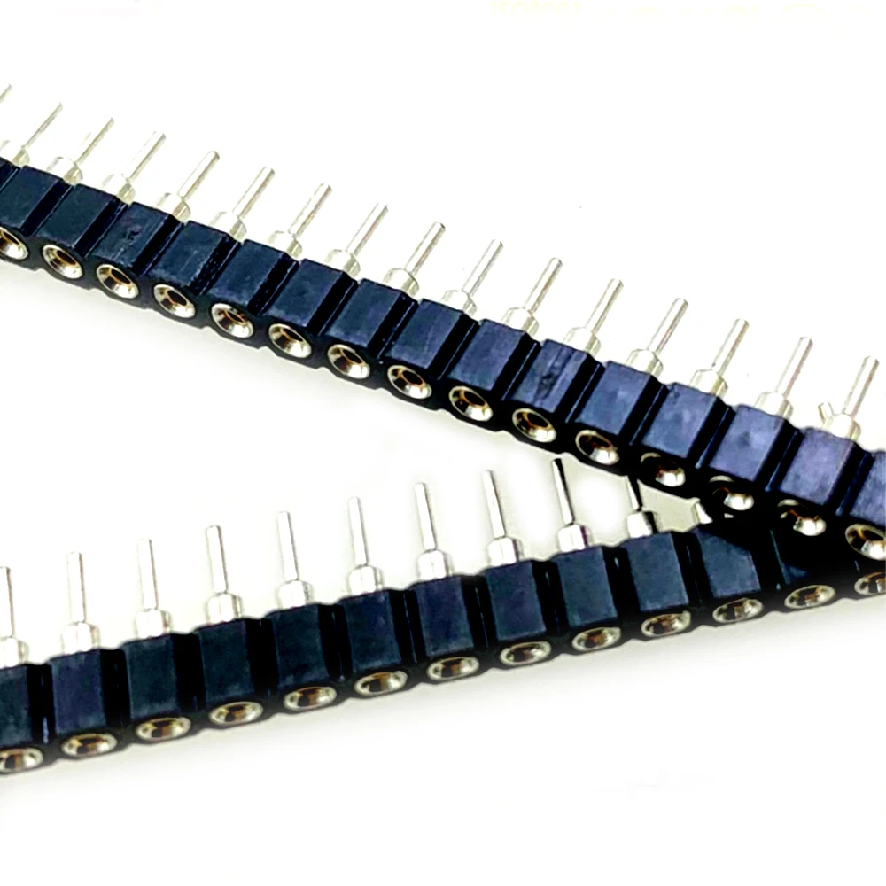 

10pcs 1X40PIN 2.54MM 1x40 Pin 2.54 Round Female Pin Header Connector