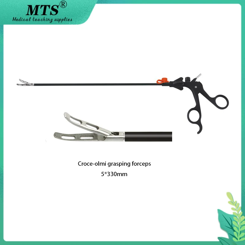 

MTS Laparoscopic Gastrophore Gastric 5mm Stainless Steel Reusable Forceps Fine Tooth Grasping Forceps surgery