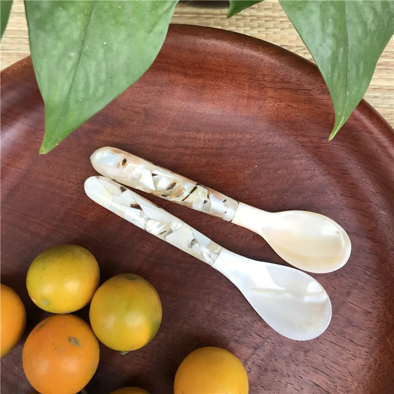 Deep Sea Shell Spoon and Fork Spoon for Soup Ice Cream Ice Cream Tea, Coffee Spoon, Household Cooker Tableware Tableware