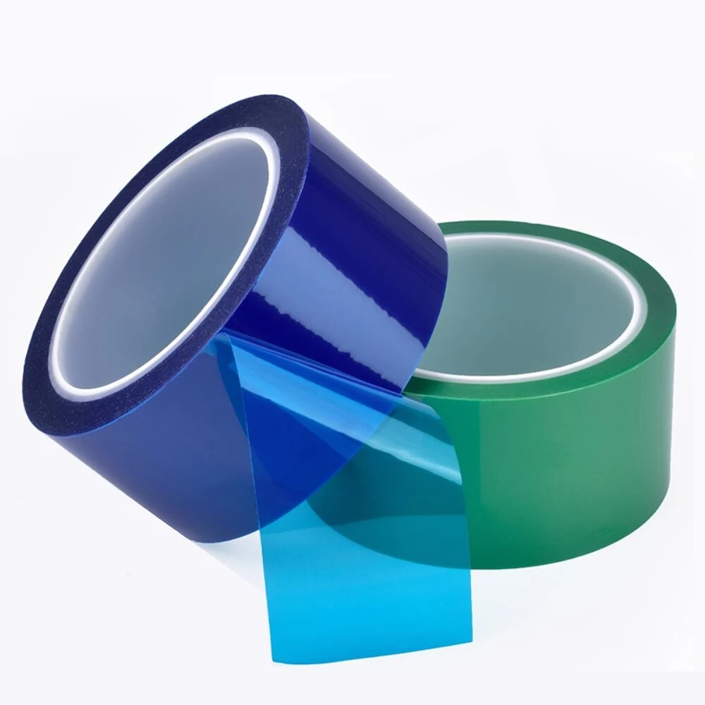 Heat Resistant Green Lithium Battery Adhesive Tape For Insulation Protection and Strong Electrolyte Resistance Protection