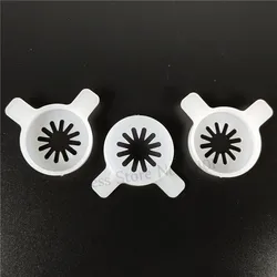 3 in 1 Modeling Caps of Soft Serve Ice Cream Machine Spare Parts Snowflake Shaped Moulding Lids Accessories Inner Diameter 29mm