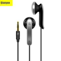 Original QianYun Qian39 69 Hifi In Ear Earphone High Qaulity Bass Dynamic Flat Head 3.5mm Earbuds Headset