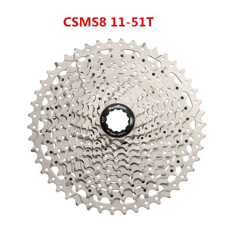 Cassete MTB SunRace-Wide Ratio, Roda livre de bicicleta de montanha, 11 velocidades CSMS8 CSMX8 11-46T 11-51T 10 velocidades CSMX3 CSMS1 CSMS3