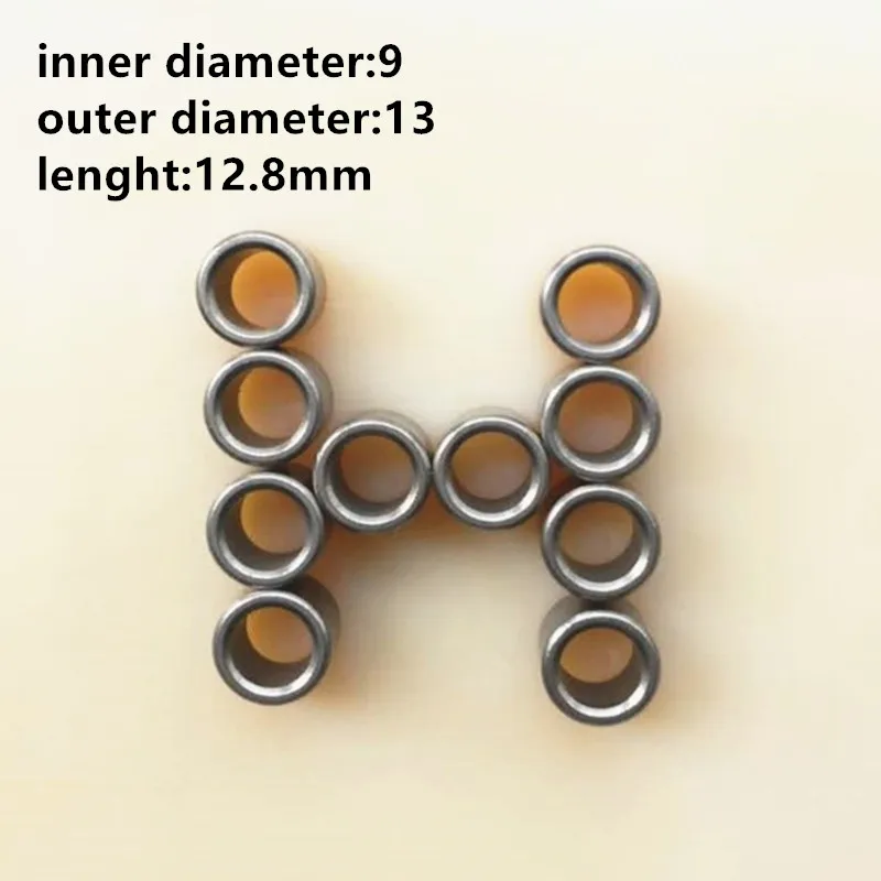 10pcs/lot Inner Diameter 9mm Outer Diameter 13mm Lenght 12.8mm Iron Base Powder Metallurgy Shaft Sleeve gear